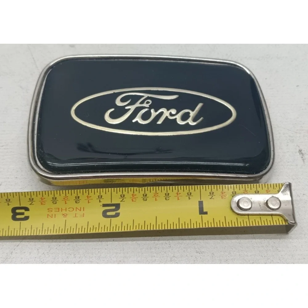 VTG Ford Motor Company Logo Emblem Belt Buckle‎ by RJ Roberts & Co. [USA MADE]